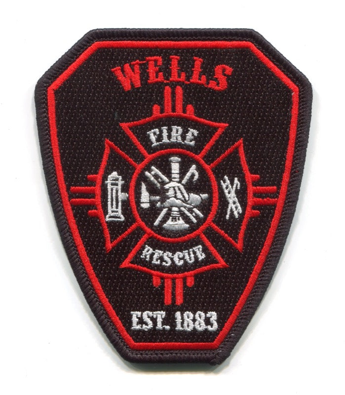 Wells Fire Rescue Department Patch Minnesota MN
