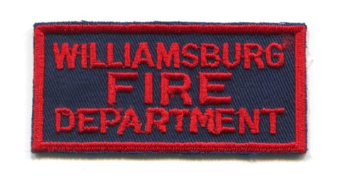 Williamsburg Fire Department Patch South Carolina SC