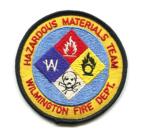 Wilmington Fire Department Hazardous Materials Team Patch North Carolina NC
