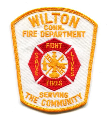 Wilton Fire Department Patch Connecticut CT