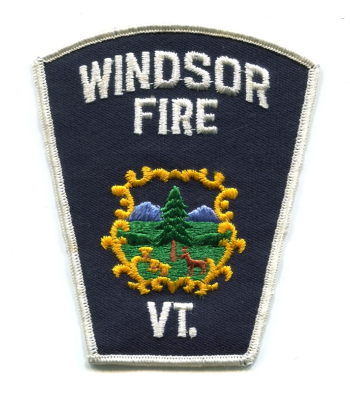 Windsor Fire Department Patch Vermont VT