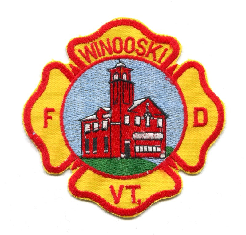 Winooski Fire Department Patch Vermont VT