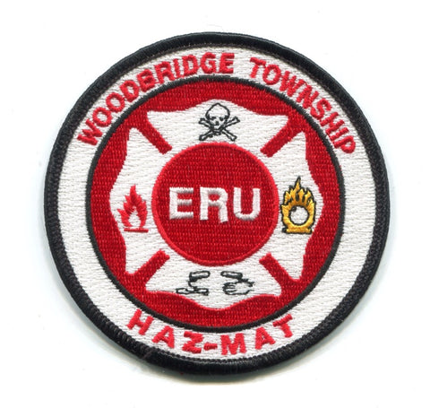 Woodbridge Township Fire Department HazMat ERU Patch New Jersey NJ