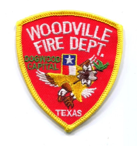 Woodville Fire Department Patch Texas TX