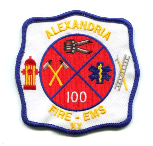 Alexandria Fire EMS Department 100 Patch Kentucky KY