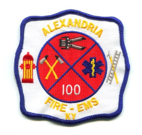 Alexandria Fire EMS Department 100 Patch Kentucky KY