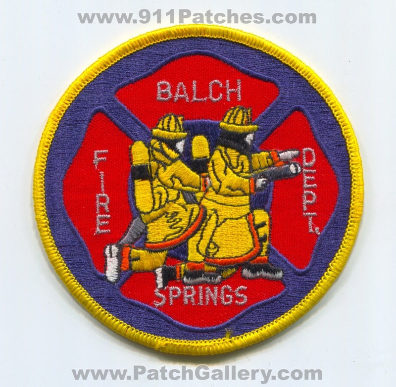 Balch Springs Fire Department Patch Texas TX