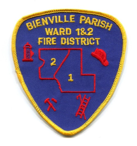 Bienville Parish Fire District Ward 1 and 2 Patch Louisiana LA