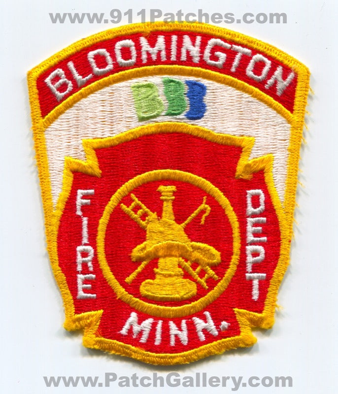 Bloomington Fire Department Patch Minnesota MN
