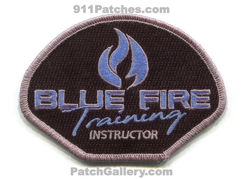 Blue Fire Training Instructor Patch Minnesota MN Small