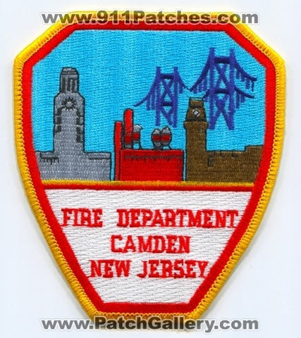 Camden Fire Department Patch New Jersey NJ
