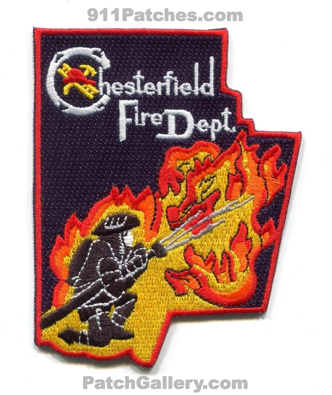 Chesterfield Fire Department Patch Massachusetts MA