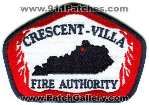 Crescent Villa Fire Authority Patch Kentucky KY