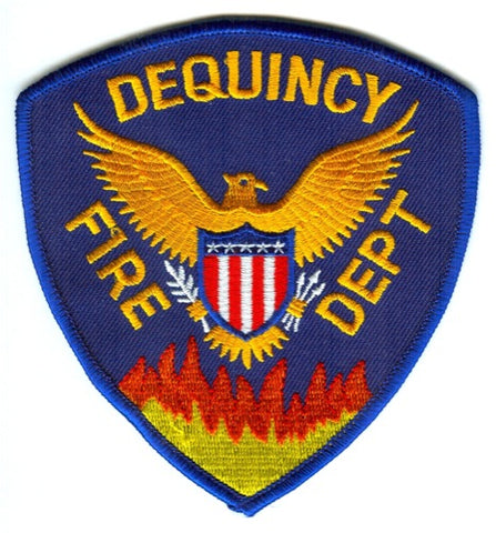 Dequincy Fire Department Patch Louisiana LA