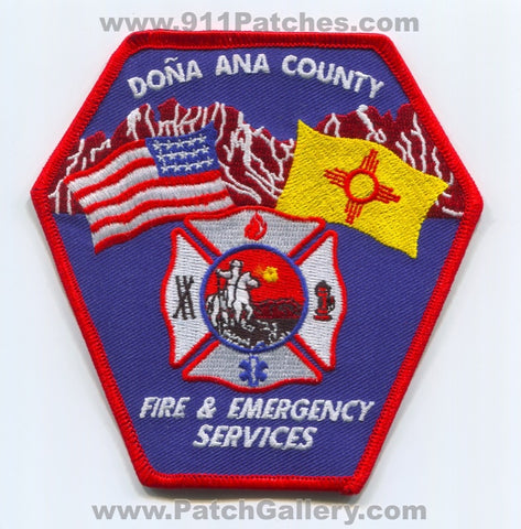 Dona Ana County Fire and Emergency Services Patch New Mexico NM