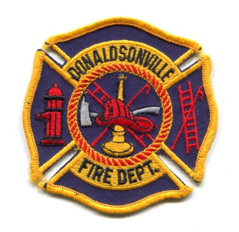 Donaldsonville Fire Department Patch Louisiana LA