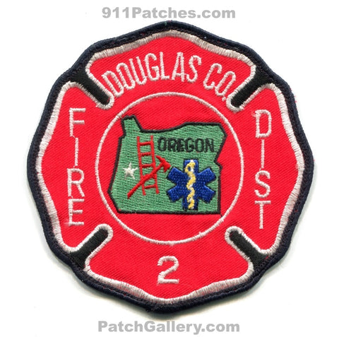 Douglas County Fire District 2 Patch Oregon OR