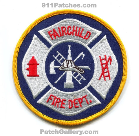 Fairchild Fire Department Patch Texas TX