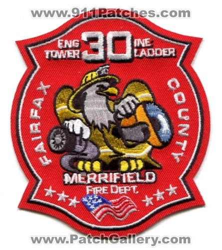 Fairfax County Fire Department Station 30 Patch Virginia VA