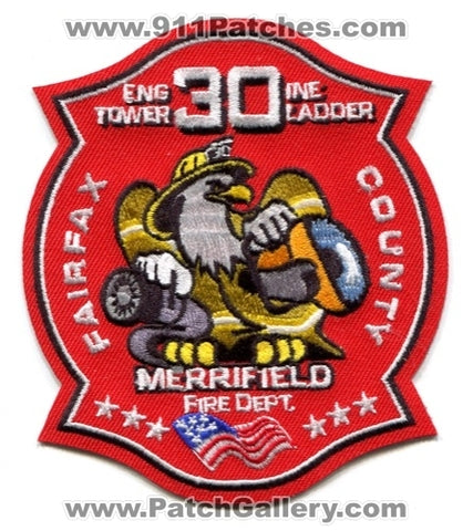 Fairfax County Fire Department Station 30 Patch Virginia VA