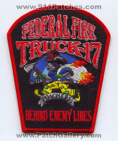 Federal Fire Department San Diego Truck 17 Patch California CA