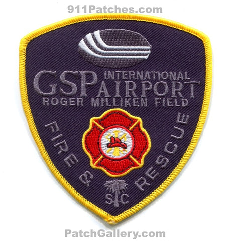 Greenville Spartanburg International Airport Fire ARFF CFR Patch South Carolina SC