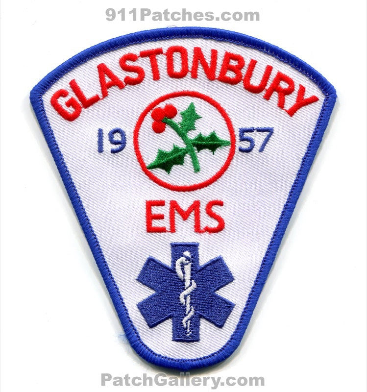 Glastonbury Emergency Medical Services EMS Patch Connecticut CT Fire Rescue