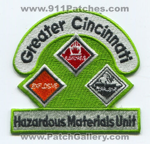 Greater Cincinnati Hazardous Materials Unit Patch Ohio OH