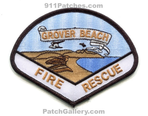 Grover Beach Fire Rescue Department Patch California CA