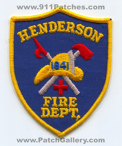 Henderson Fire Department Patch Pennsylvania PA