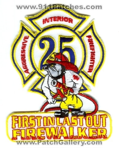 Houston Fire Department Station 25 Patch Texas TX