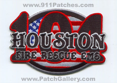 Houston Fire Department Station 104 Patch Texas TX