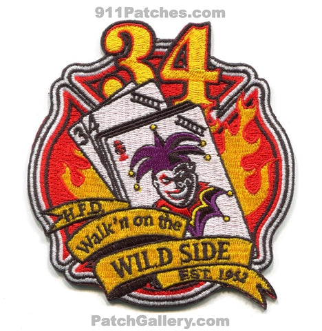Houston Fire Department Station 34 Patch Texas TX