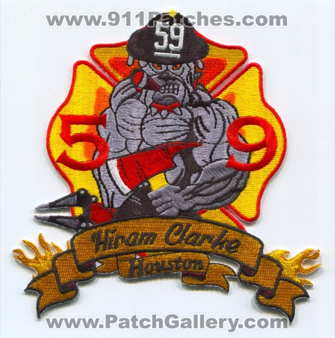 Houston Fire Department Station 59 Patch Texas TX