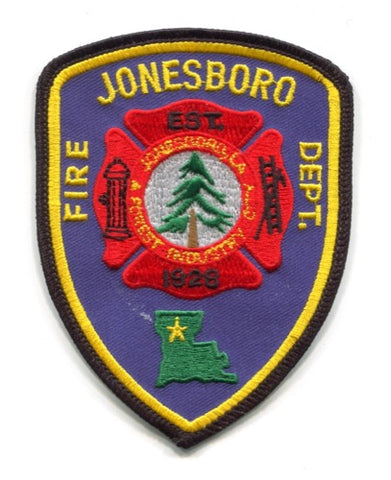 Jonesboro Fire Department Patch Louisiana LA