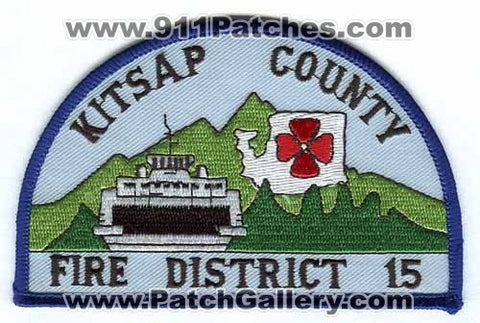 Kitsap County Fire District 15 Patch Washington WA