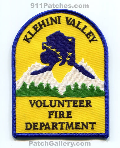 Klehini Valley Volunteer Fire Department Patch Alaska AK