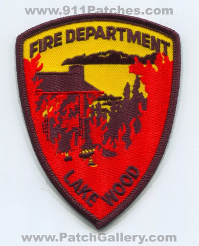 Lakewood Fire Department Patch Wisconsin WI