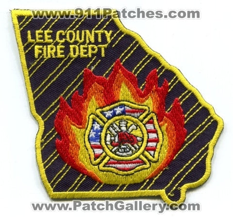 Lee County Fire Department Patch Georgia GA