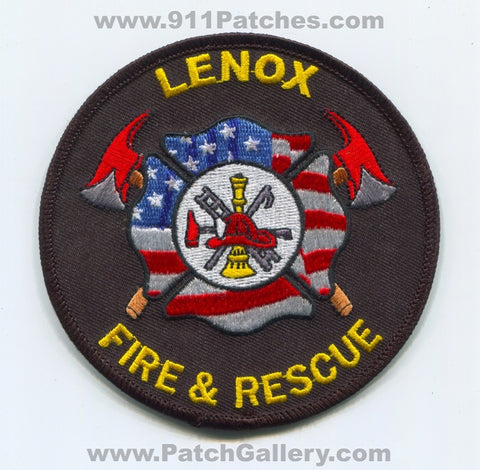 Lenox Fire and Rescue Department Patch Iowa IA