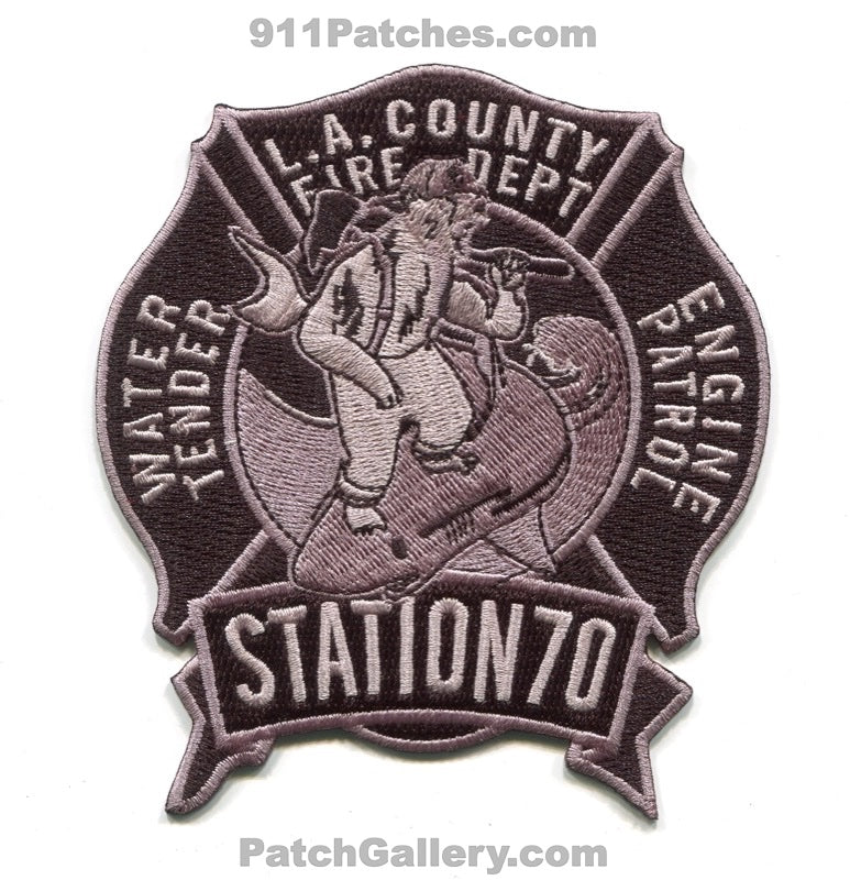 Los Angeles County Fire Department Station 70 Patch California CA