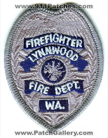 Lynnwood Fire Department Firefighter Patch Washington WA
