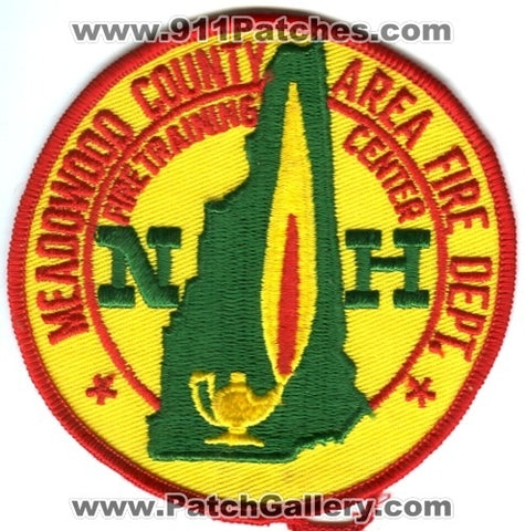 Meadowood County Area Fire Department Training Center Patch New Hampshire NH