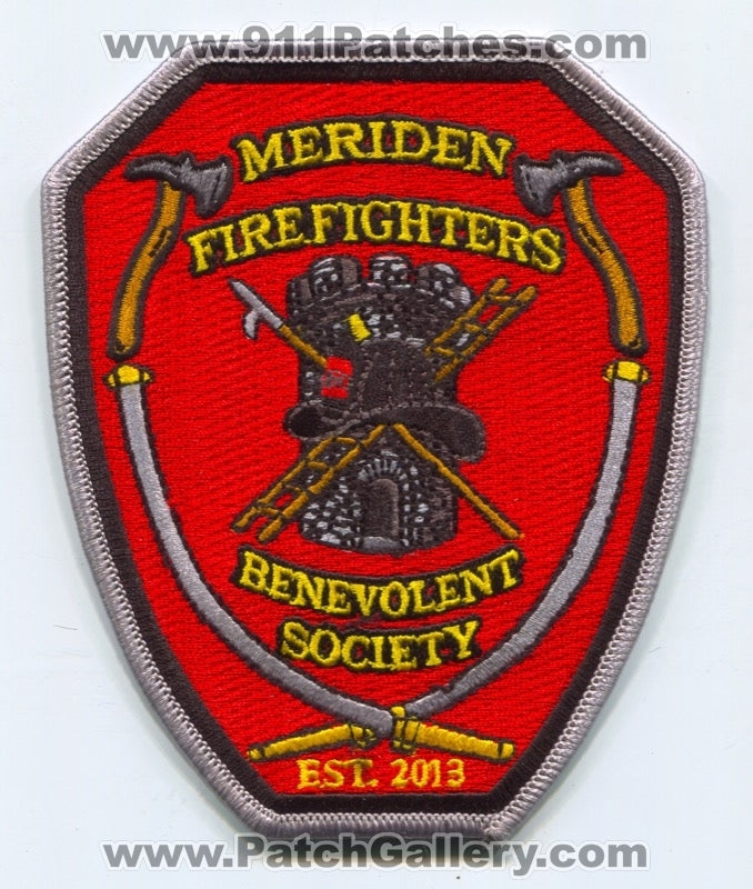 Meriden Fire Department Firefighters Benevolent Society Patch Connecticut CT