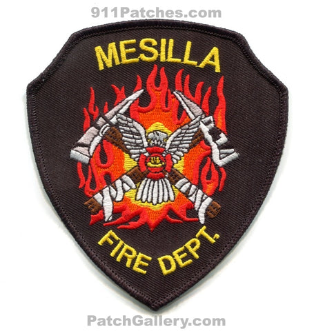 Mesilla Fire Department Patch New Mexico NM v2