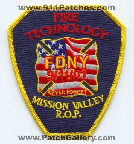 Mission Valley Regional Occupational Program ROP Fire Technology Patch California CA