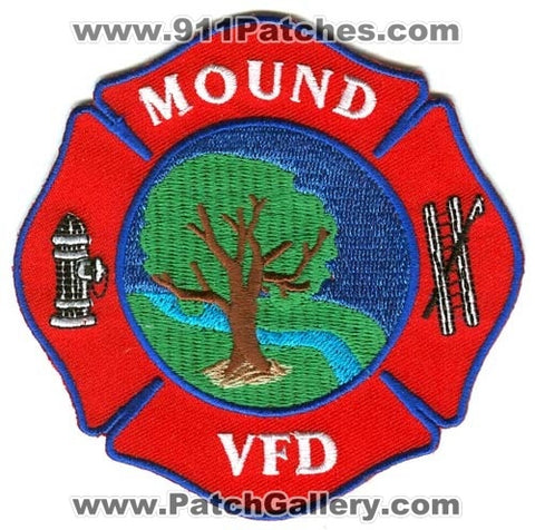 Mound Volunteer Fire Department Patch Texas TX