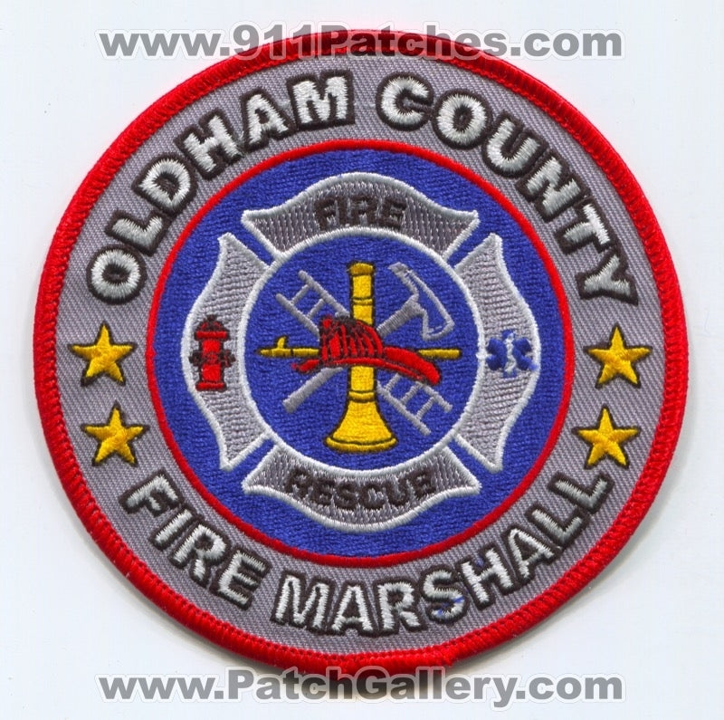 Oldham County Fire Rescue Department Fire Marshall Patch Kentucky KY