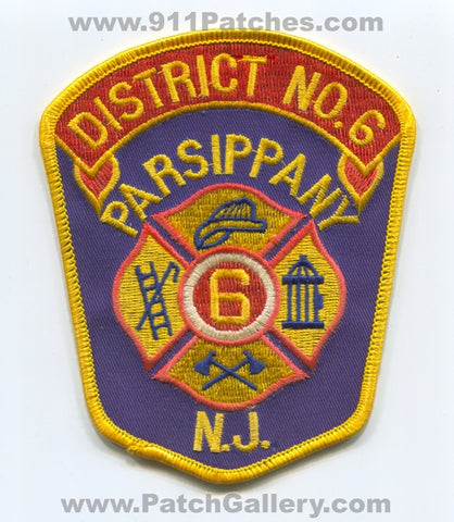 Parsippany Fire District Number 6 Patch New Jersey NJ