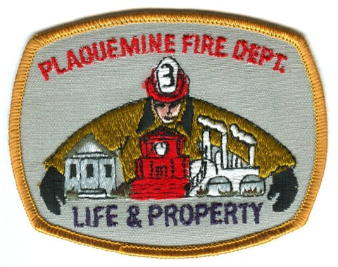 Plaquemine Fire Department Patch Louisiana LA